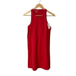 strapless open back dress SPANX® Red Ponte Long Sleeve Mini Dress main image 0